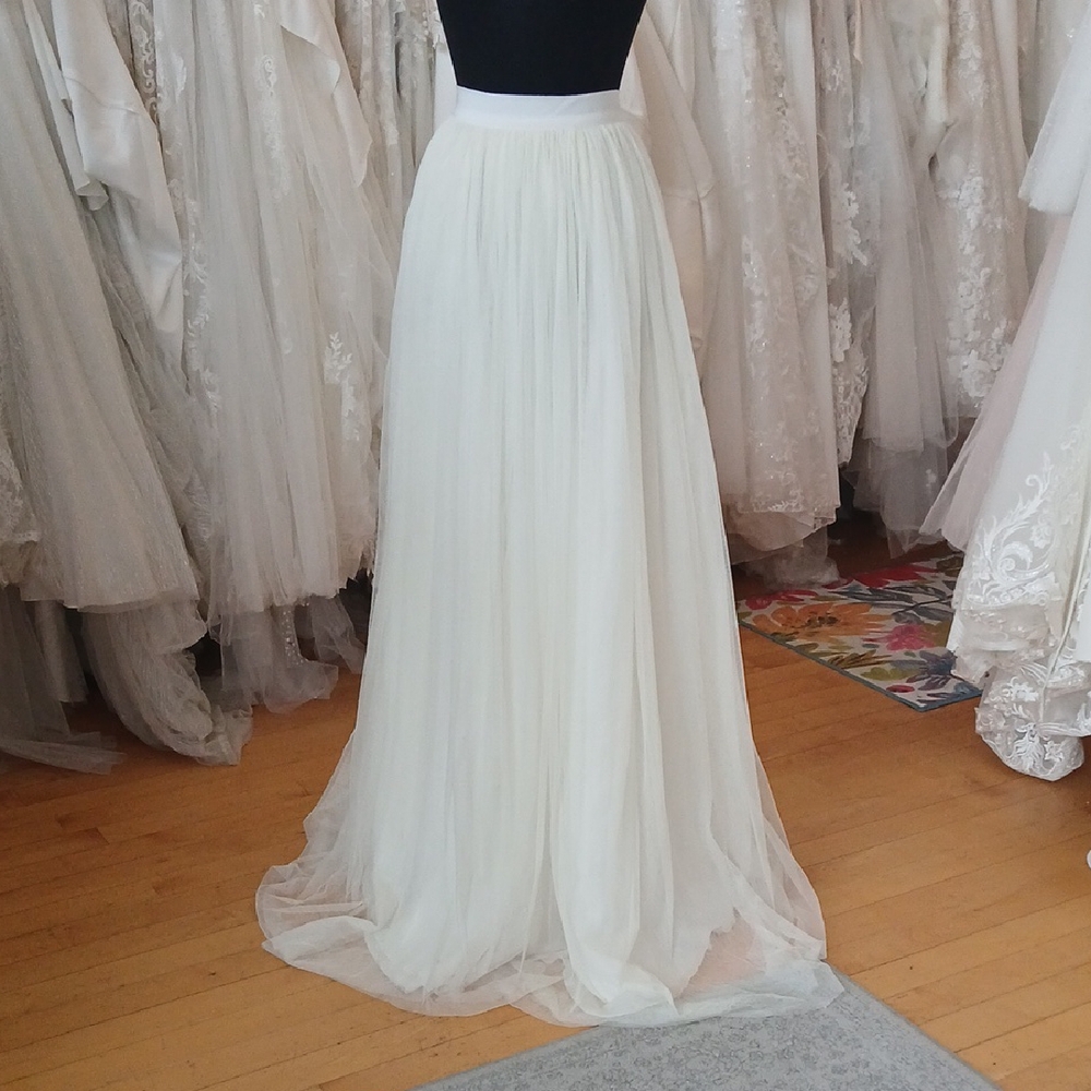 Tulle bridal skirt